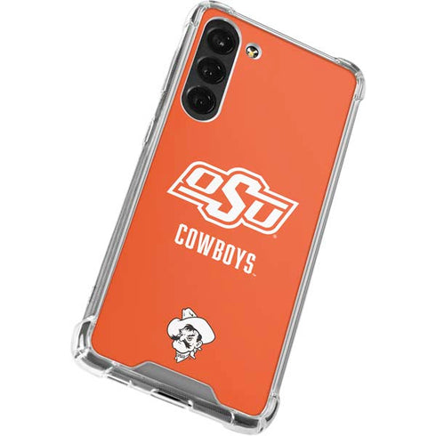 Oklahoma State University Vintage Galaxy S24 FE Clear Case